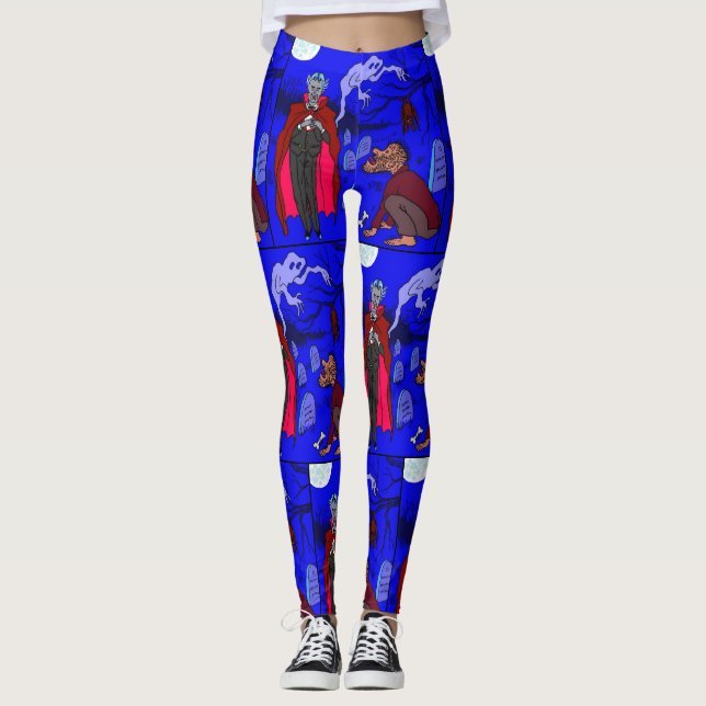 Halloween Leggings by dalDesignNZ  (Front)