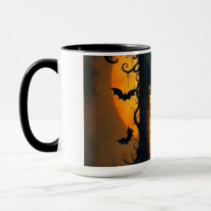 Halloween Letter N Single Tear Mug