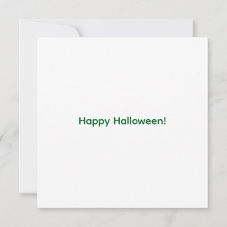 Halloween letter that matches nature