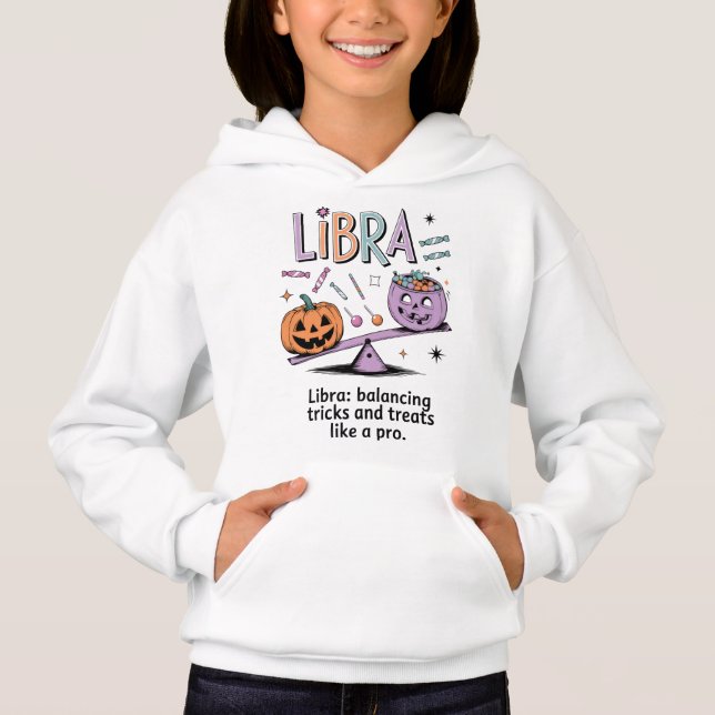 Halloween Libra Zodiac Funny Quote (Front)