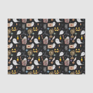Halloween Library Tissue Paper