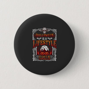 Halloween Lifestyle Bat Skull Graveyard Pumpkins F 6 Cm Round Badge