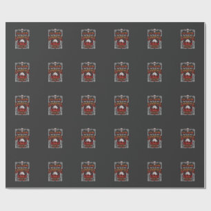 Halloween Lifestyle Bat Skull Graveyard Pumpkins F Wrapping Paper