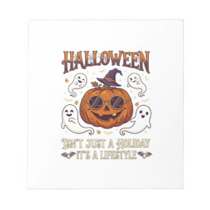 Halloween Lifestyle Pumpkin Sunglasses Witch Hat G Notepad