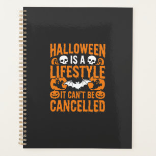 Halloween Lifestyle Spooky Bat Pumpkin Design Planner