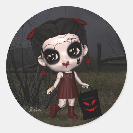 Halloween Lil Trick or Treater Stickers