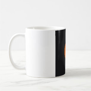 Halloween Line Art Mug - Black & Orange