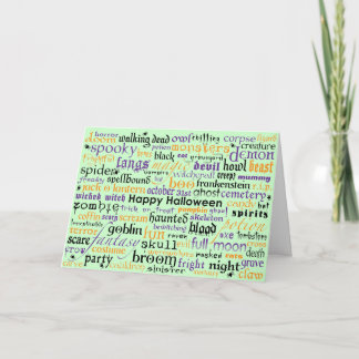 Halloween Lingo Card