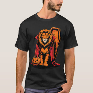 Halloween Lion Coffin Lions T-Shirt