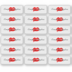 Halloween Lip Gloss Packaging Logo Branding