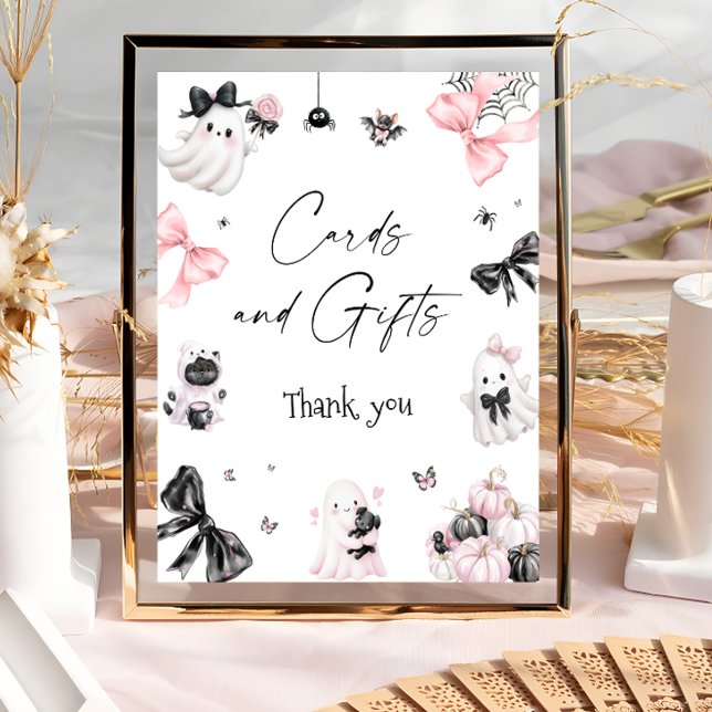 Halloween Little Boo Baby Shower Cards and Gifts Poster (Creator Uploaded)