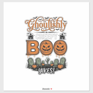 Halloween Little Boo Yah Cute Spooky Vector Design