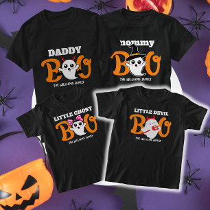 Halloween Little Devil Boo Boy Family Matching T-Shirt