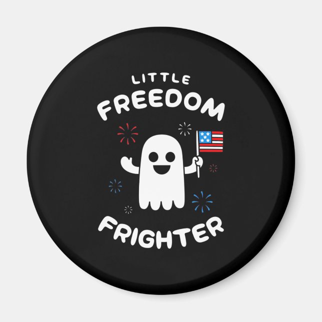 Halloween Little Freedom Frighter Magnet (Front)