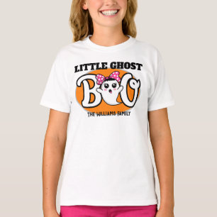 Halloween Little Ghost Boo Boy Family Matching T-Shirt
