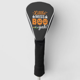 Halloween Little Miss Boo Yah Pumpkin Design_1 Golf Head Cover