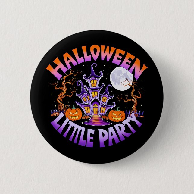 Halloween Little Party 6 Cm Round Badge (Front)