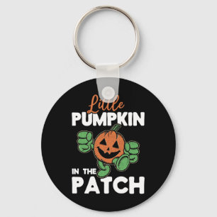 Halloween Little Pumpkin In The Patch I Halloween Key Ring