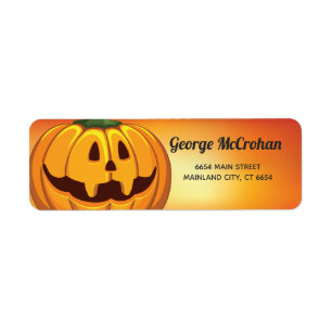 Halloween Little Pumpkin Return Address