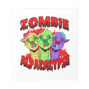 Halloween Llama Alpaca Funny Lama Glama Cool Gift Notepad