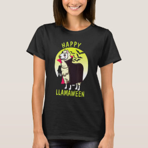 Halloween Llama Happy Llamaween T-Shirt