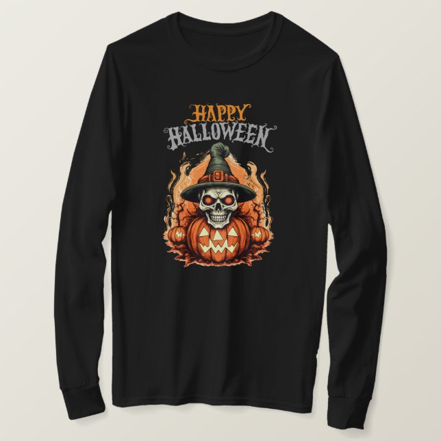 Halloween Long Sleeve T-Shirt (Design Front)