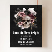 Halloween Love At First Bridal Shower Welcome