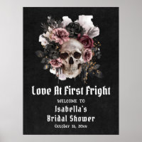 Halloween Love At First Bridal Shower Welcome