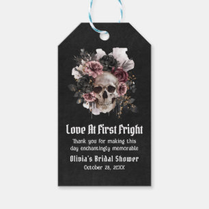 Halloween Love At First Fright Part Bridal Shower Gift Tags