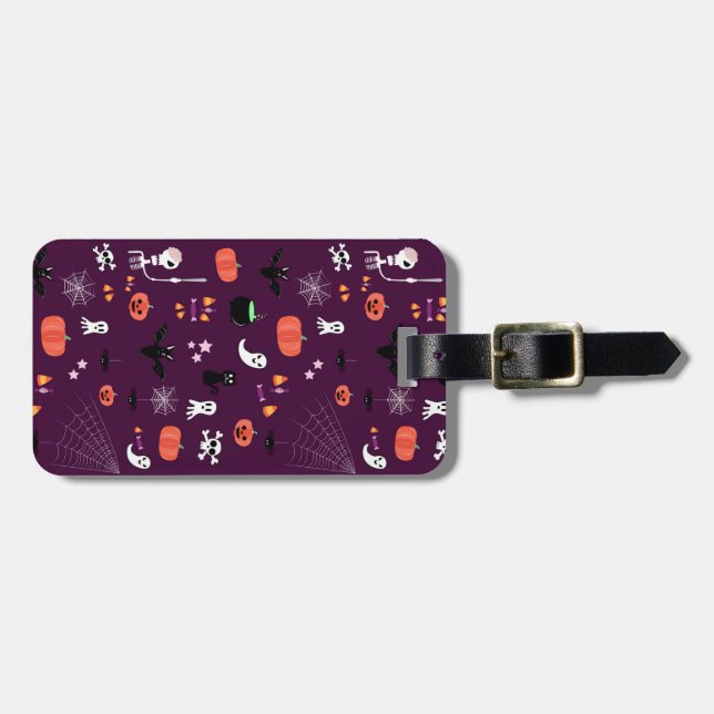 Halloween Luggage Tag (Front Horizontal)