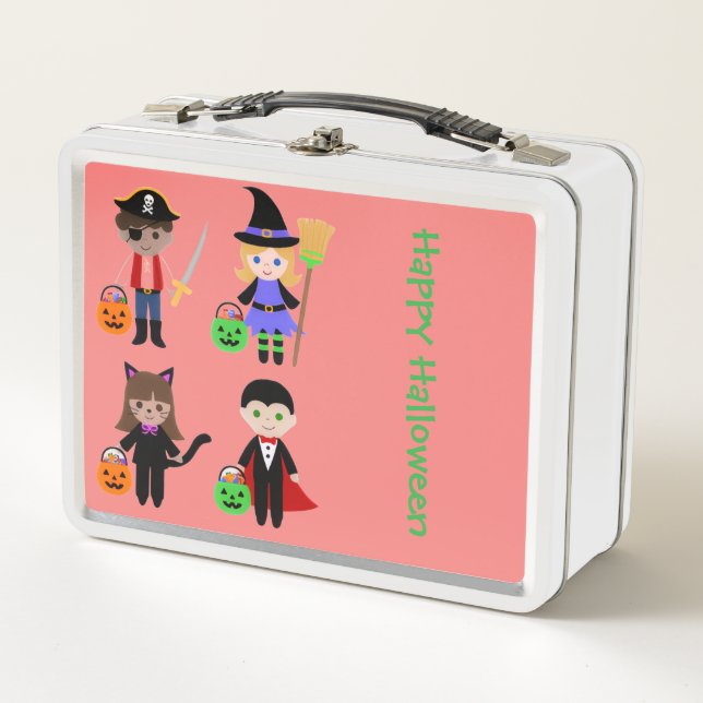 Halloween Lunch Box – Spooky & Fun Mealtime Storag (Front)