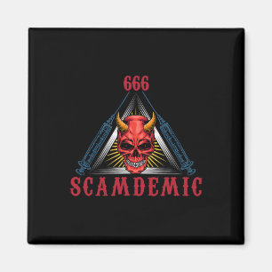 Halloween Mad Scientist Evil Genius  Magnet