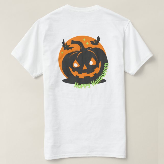 Halloween magic and darkness unite T-Shirt (Design Back)
