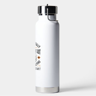 Halloween Magic Pumpkin Vintage Vector Shirt Desig Water Bottle
