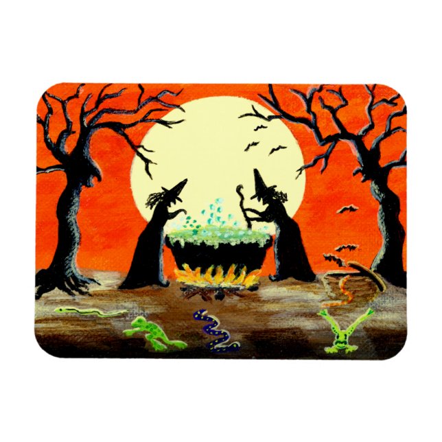 Halloween magnet "Escaping "Ingredients" (Horizontal)