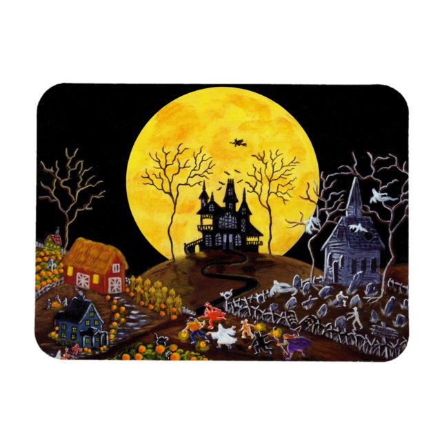 Halloween magnet "Keep Running" (Horizontal)