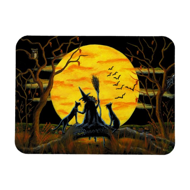 Halloween magnet "Patience,Halloween Nears" (Horizontal)
