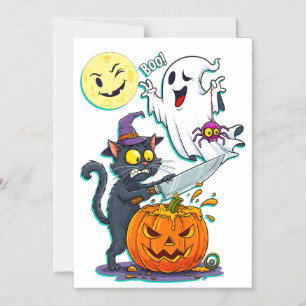 halloween magnetic invitation