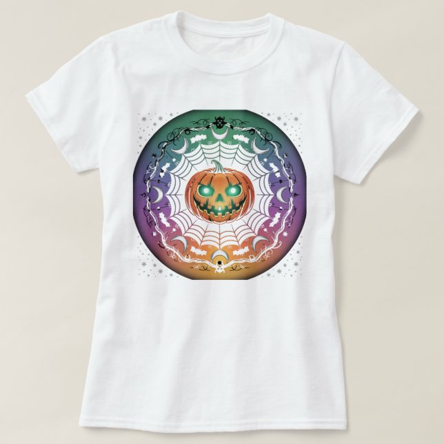 Halloween mandala t-shirt (Design Front)