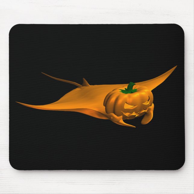 Halloween Manta Ray Mouse Mat (Front)