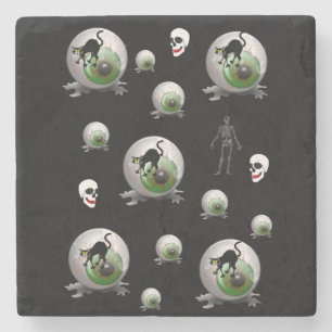 Halloween Marble Stone Coaster