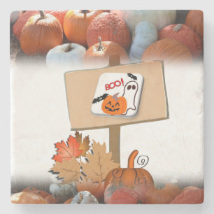 Halloween Marble Stone Coaster