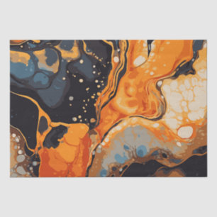 Halloween Marble Watercolour Swirl 11 Tissue Paper