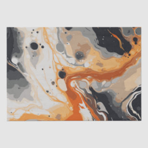 Halloween Marble Watercolour Swirl 16 Tissue Paper