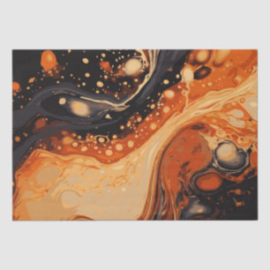 Halloween Marble Watercolour Swirl 2 Tissue Paper