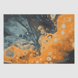 Halloween Marble Watercolour Swirl 3 Tissue Paper