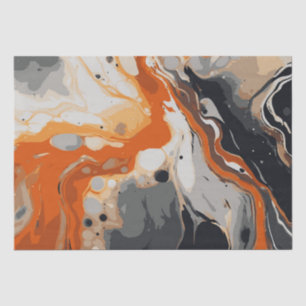 Halloween Marble Watercolour Swirl 6 Tissue Paper