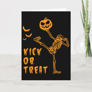 Halloween Martial Art - Taekwondo Card