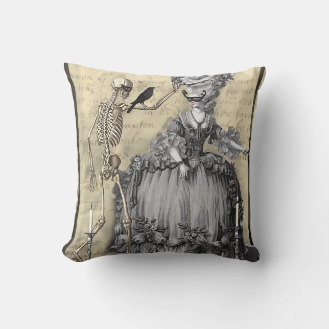 Halloween Masquerade Ball Cushion (Front)