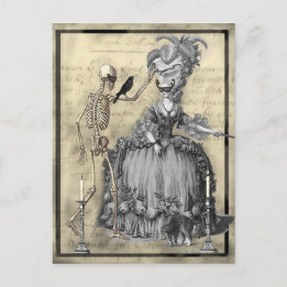 Halloween Masquerade Ball Postcard